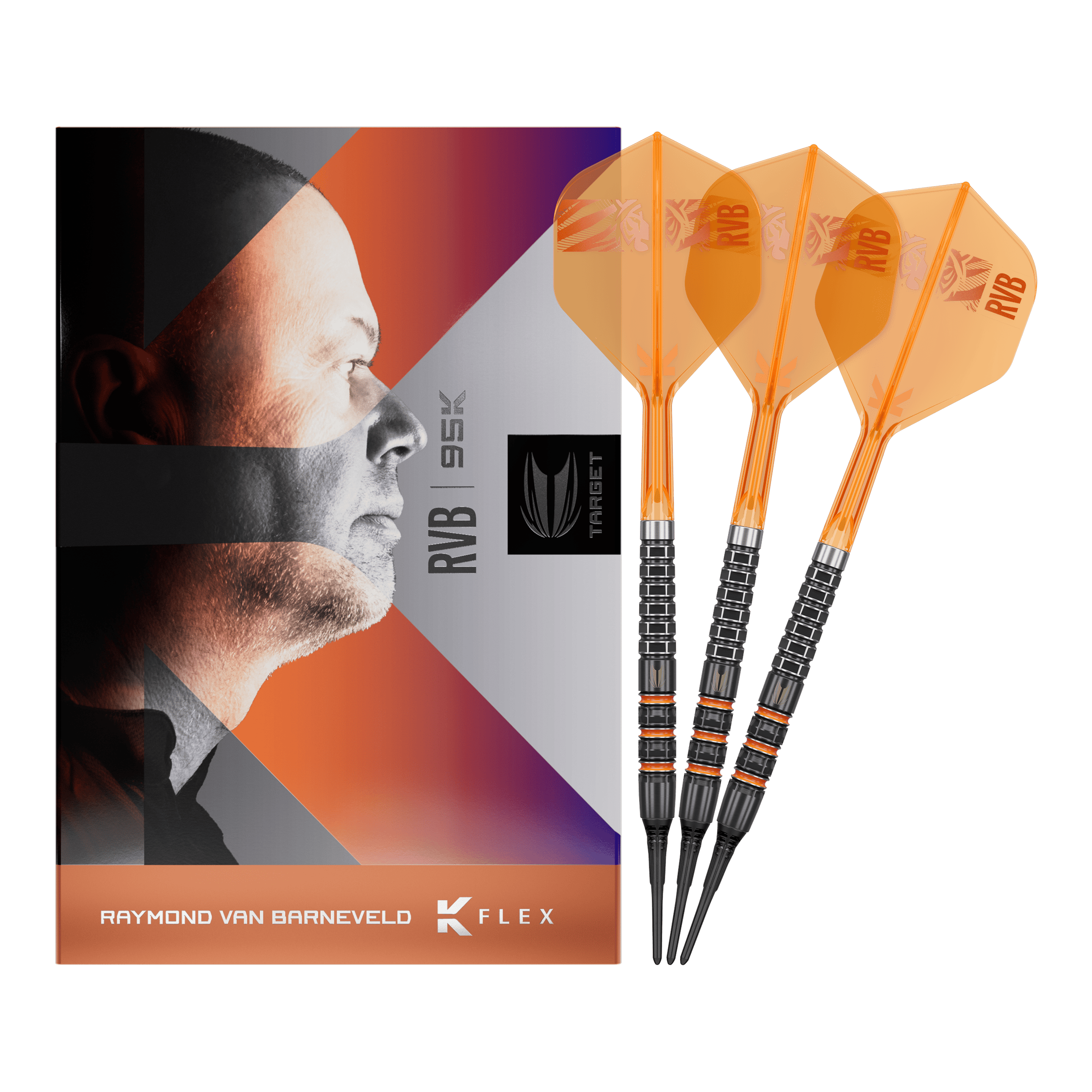 Target freccette morbide Raymond Van Barneveld 95K - 20 g Target freccette morbide Raymond Van Barneveld 95K - 20 g