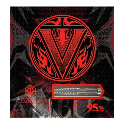 Freccette in acciaio Caliburn V-Series V1 Abgebildet sind die Caliburn V-Series V1 Steeldarts. Diese Darts eignen sich hervorragend für den Präzisionssport.