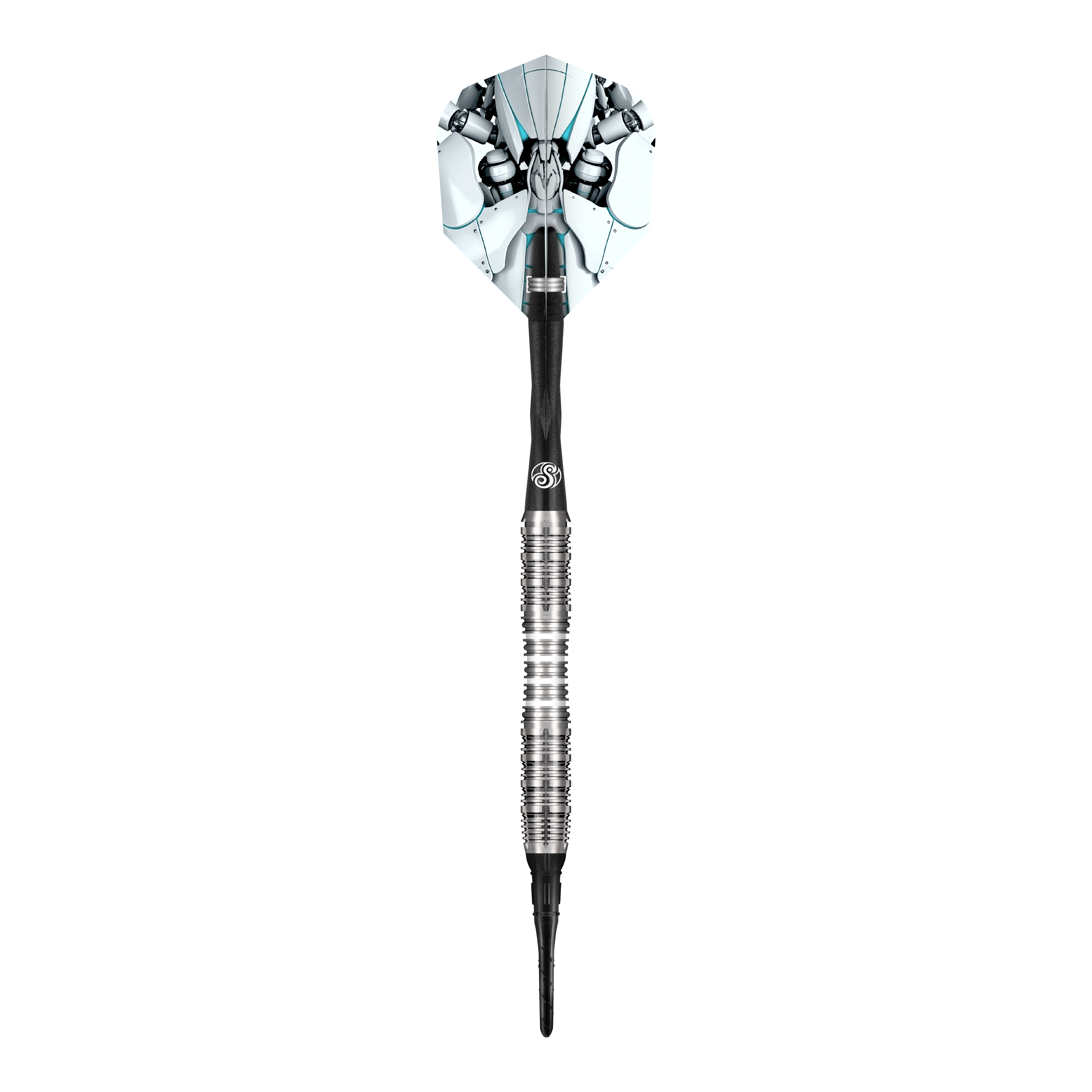 Shot AI Scorpula Soft Darts - 20 g Abgebildet ist ein Shot AI Scorpula Softdart mit 20g Gewicht. Das Produkt ist schlank und speziell für präzises Werfen entwickelt.