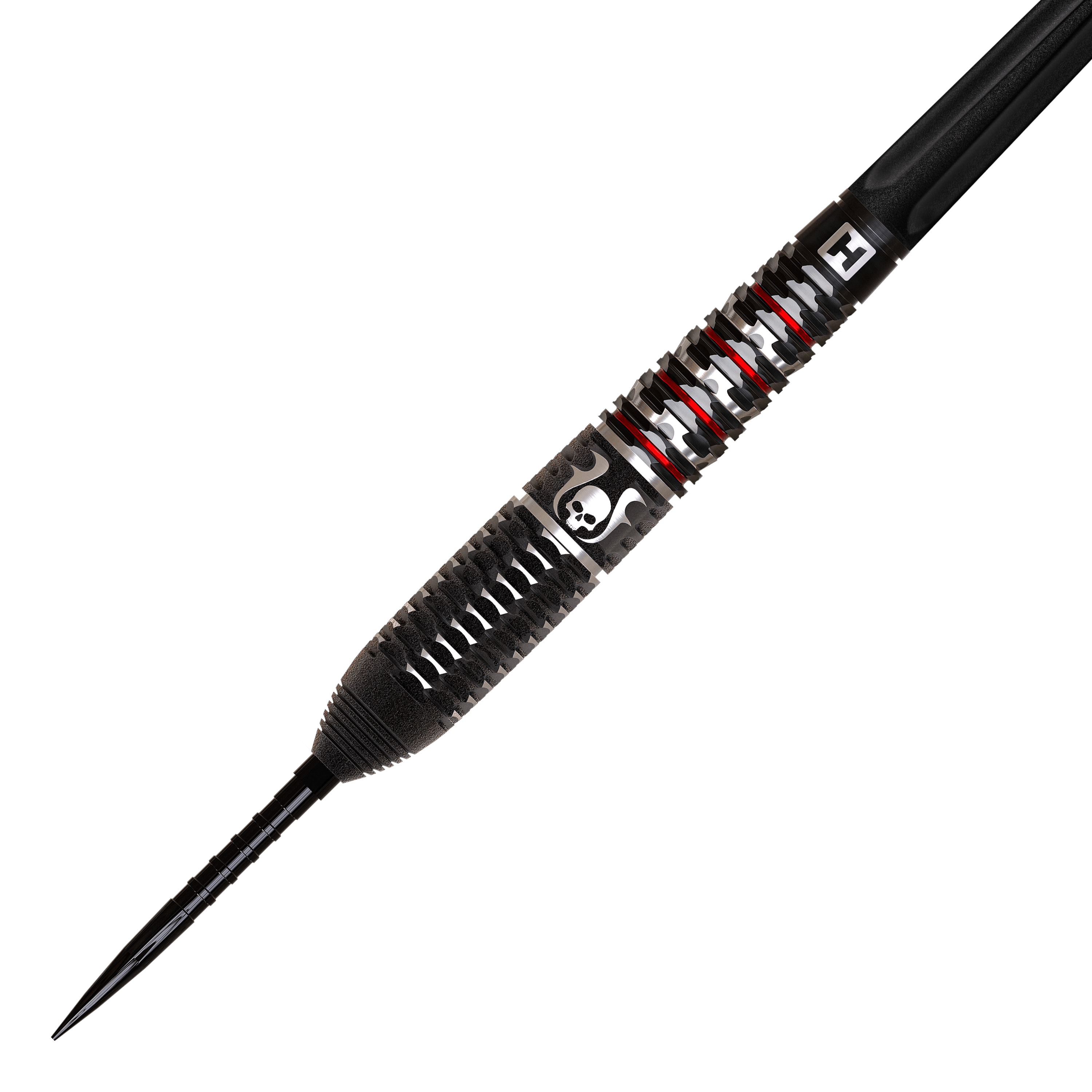 Harrows Ryan Searle Geo Quick Point Steeldarts Ein Steeldart der Ryan Searle GEO QuickPoint Serie ist dargestellt. Das Design ist modern und detailreich.