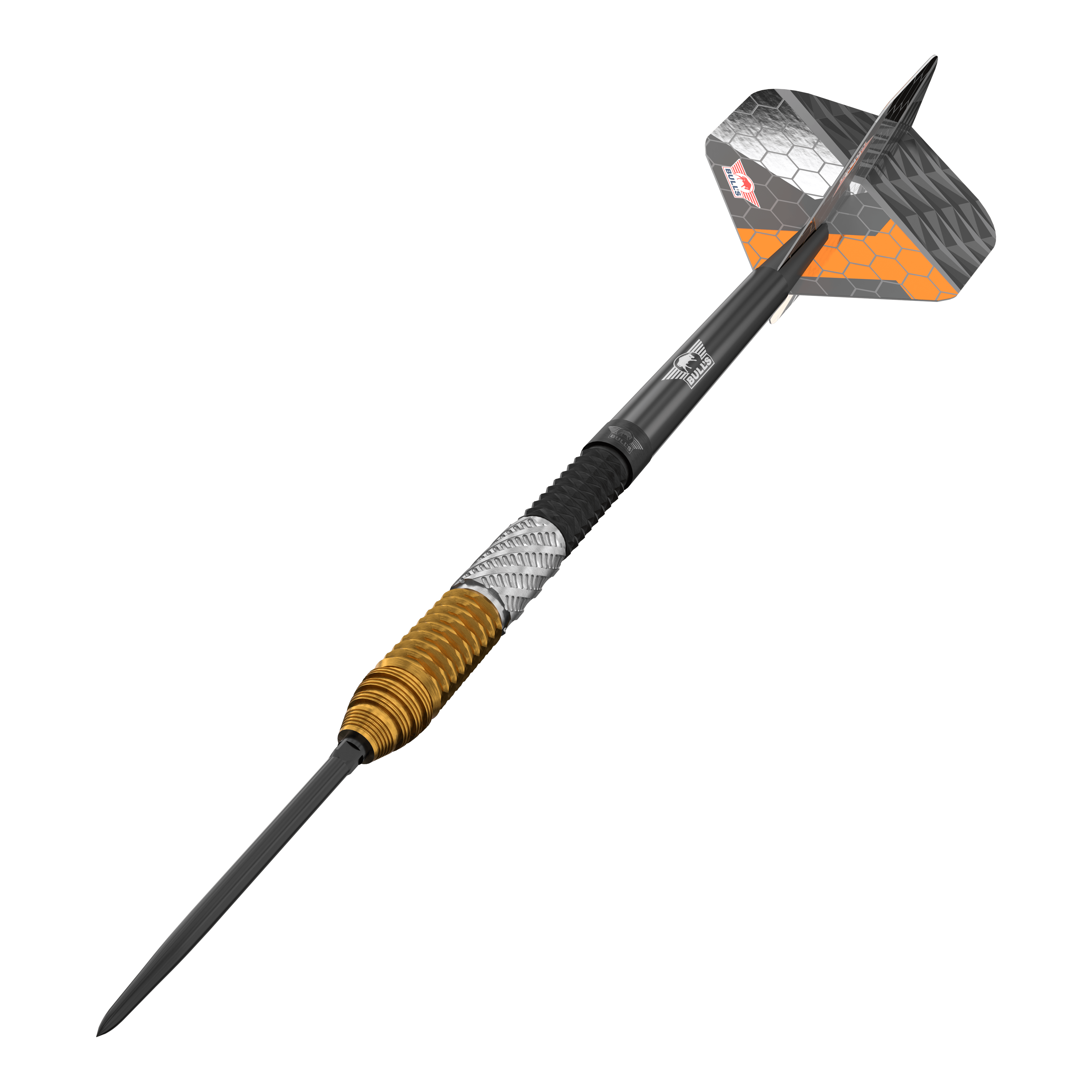 Bulls NL Dirk Van Duijvenbode 95% Convertibile Punti Steeldarts Hier sieht man die Bulls NL Dirk Van Duijvenbode 95% Convertible Points Steeldarts. Es handelt sich um qualitativ hochwertige Steeldarts.