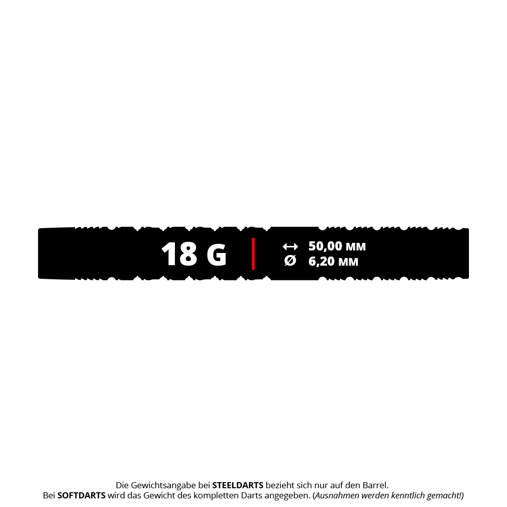 Target Redux 10 freccette morbide - 18 g Abgebildet ist das Produkt Target Redux 10 Softdarts - 18g. Dieses Bild zeigt die Softdarts aus einer übersichtlichen Perspektive.