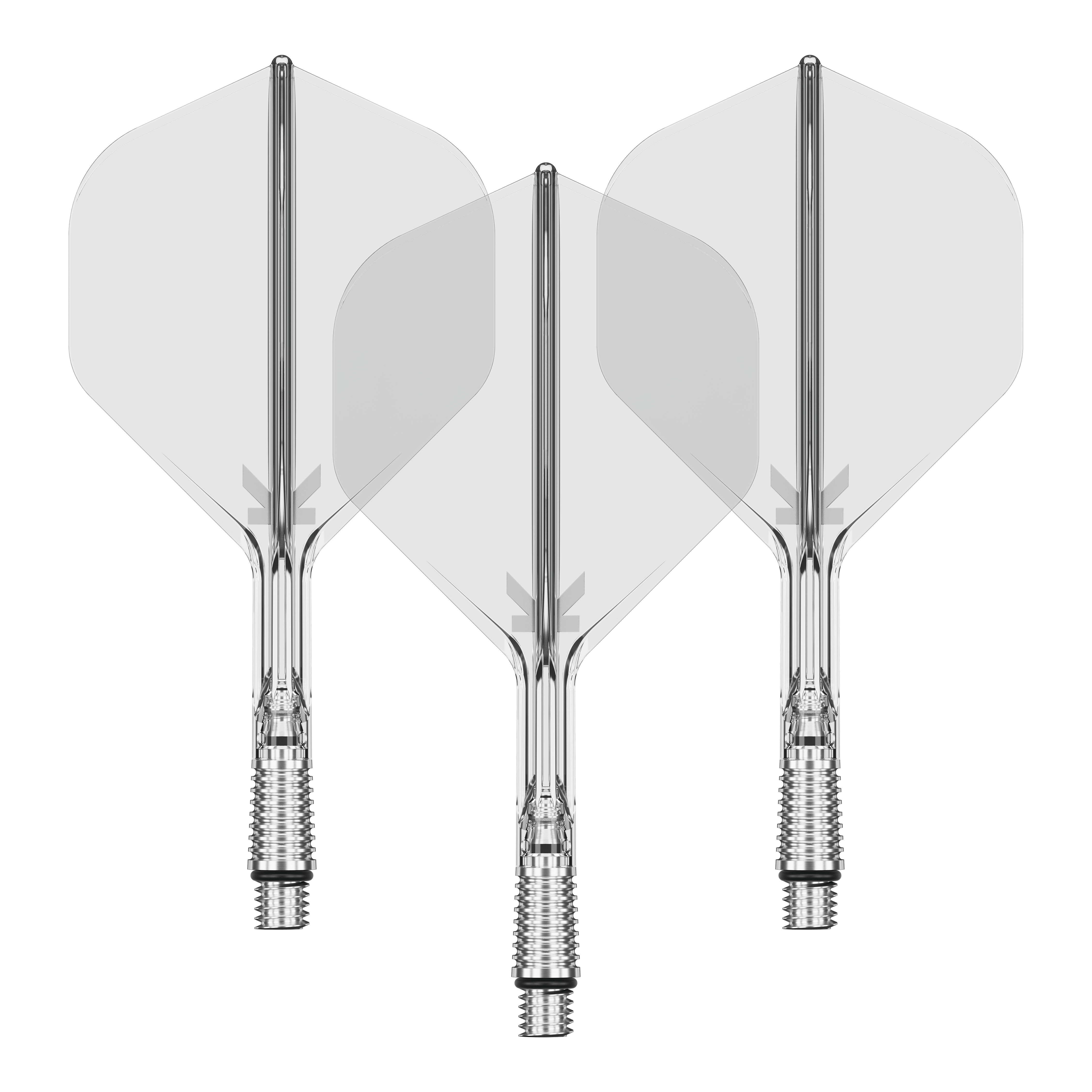 Voli standard Target K-Shift No2 - Sereno Abgebildet ist ein Set von Target KShift No2 Standard Flights in transparenter Ausführung mit 26mm. Das Zubehör eignet sich für den Dartsport.