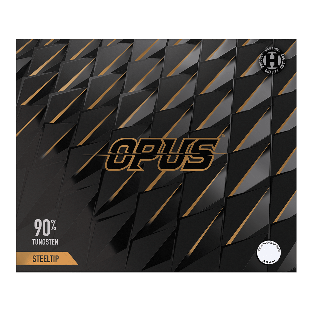 Freccette in acciaio Opus Quick Point di Harrow Gezeigt wird das Produkt Harrows Opus Quick Point Steeldarts - 23g. Diese Darts sind speziell für Präzisionswürfe entwickelt.