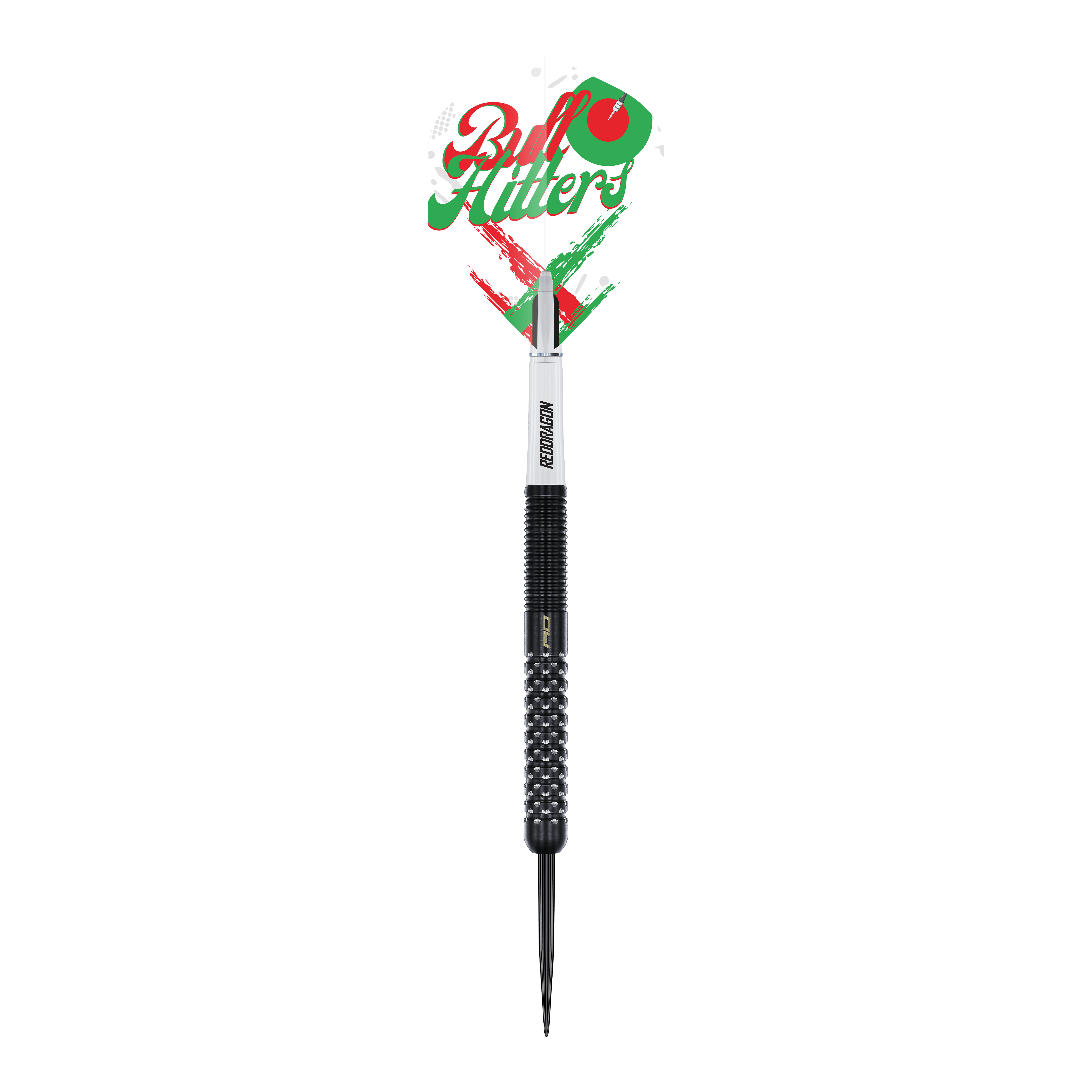 Freccette in acciaio Red Dragon Bullhitters V1 - 23 g Auf dem Bild ist der Red Dragon Bullhitters V1 Steeldarts - 23g zu sehen. Er eignet sich ideal für Steeldartspieler und wiegt 23 Gramm.