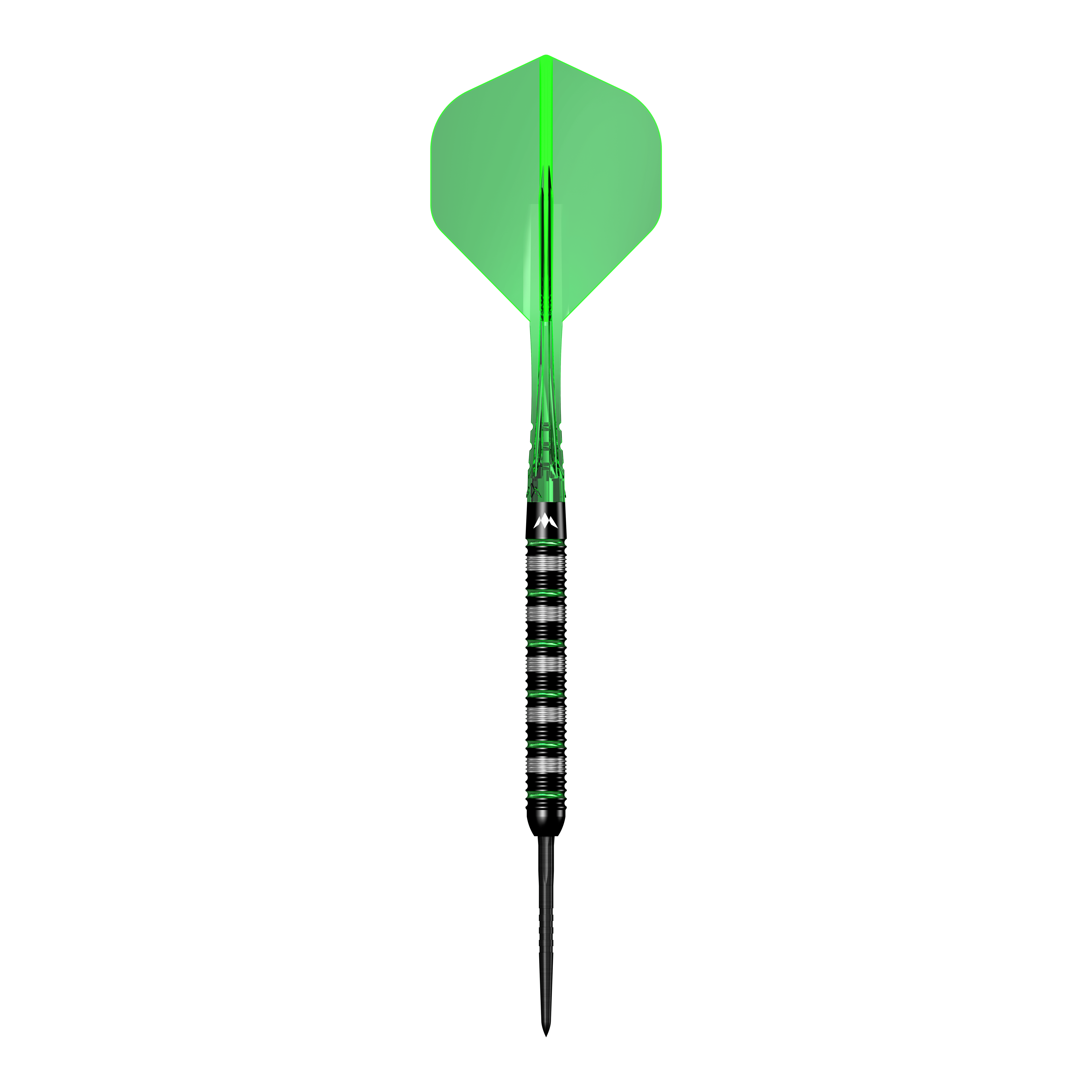 Freccette Mission Moldavite Steel - 23 g Das Bild zeigt die Mission Moldavite Steeldarts - 23g. Die Dartpfeile sind speziell für Präzisionswürfe entwickelt.