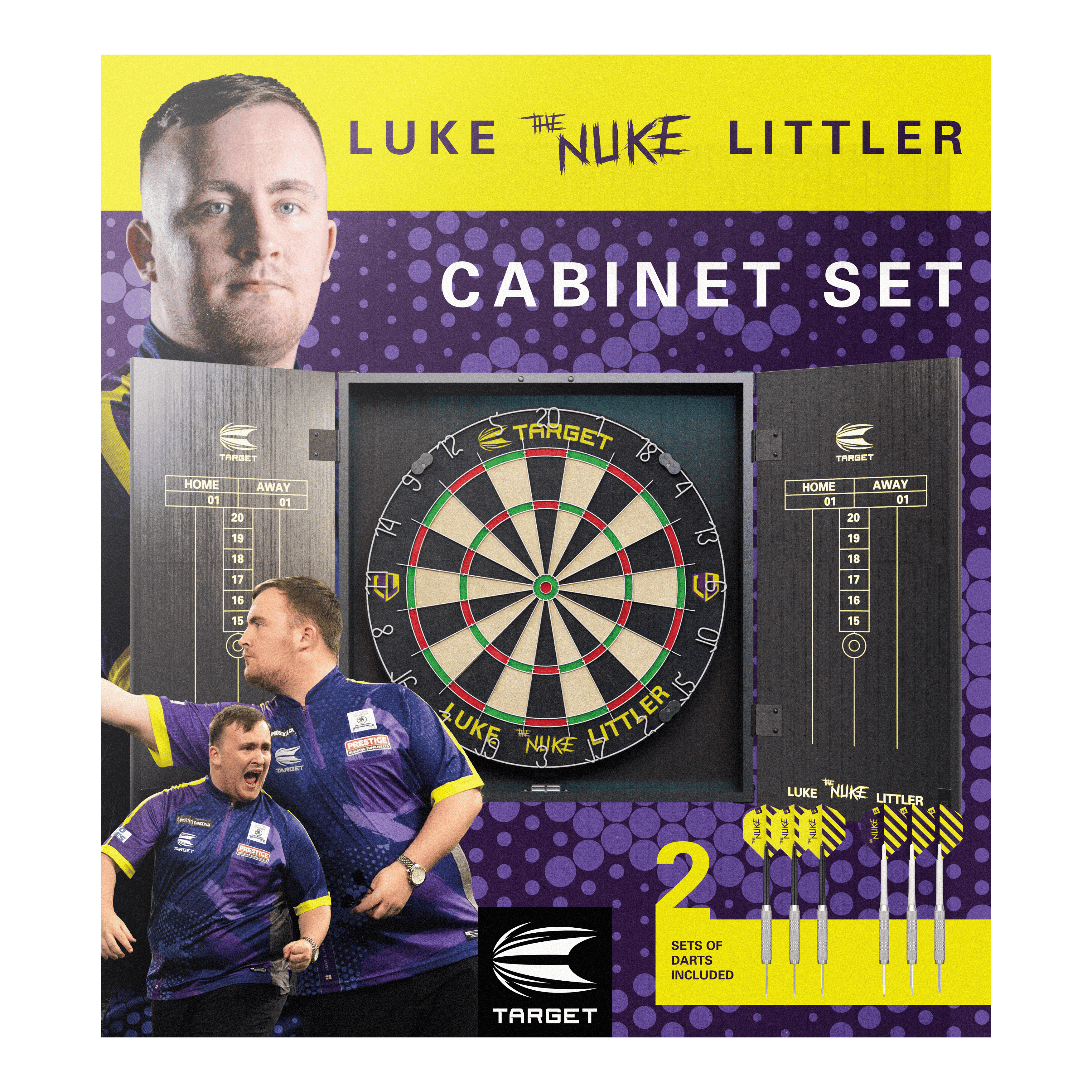 Target Luke Littler Kabinet Dartboard Set