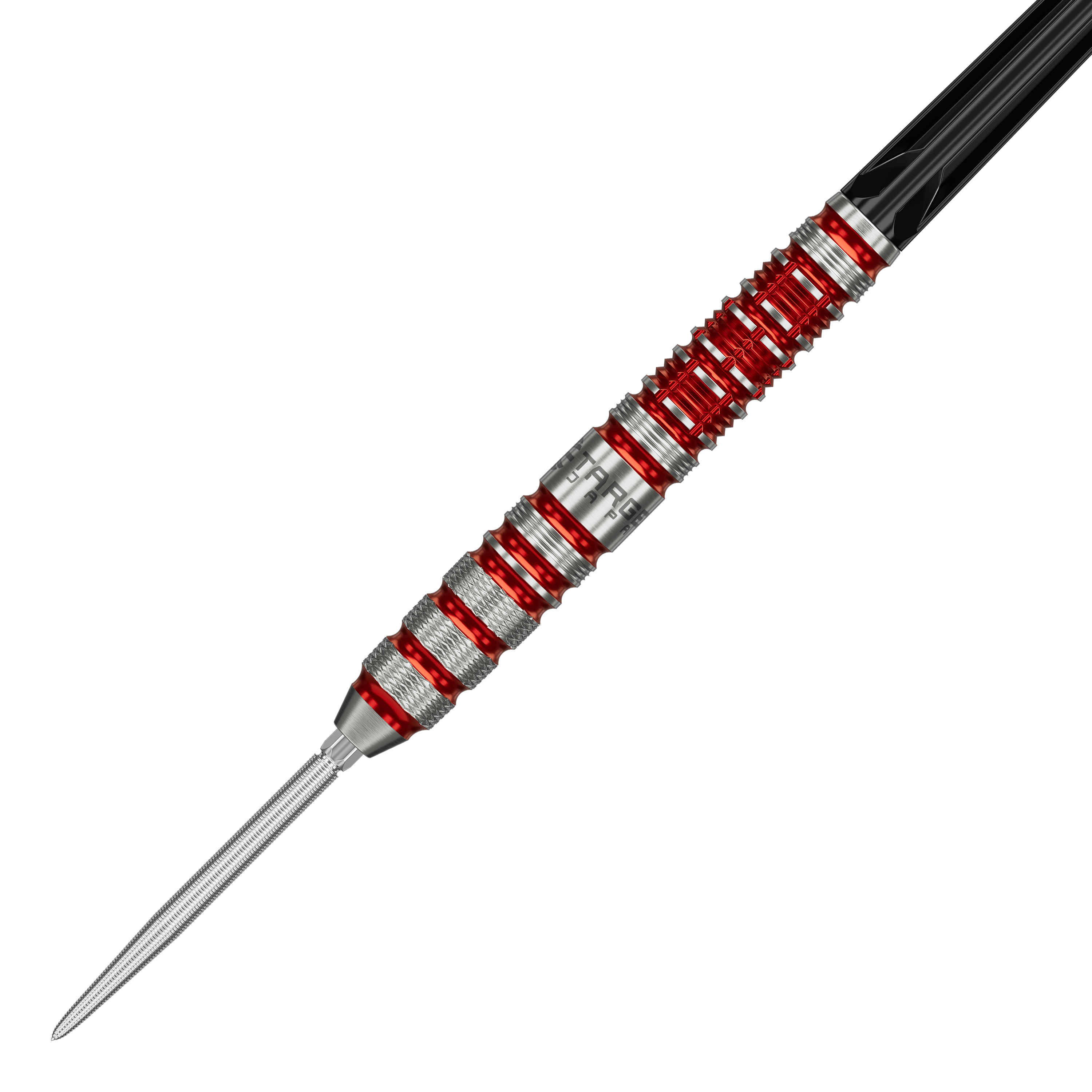 Dardi in acciaio Target Japan Black Marque Spinel Swiss Point - 23 g Zu sehen sind die Target Japan Black Marque Spinel Swiss Point Steeldarts in der 23g Ausführung. Diese Darts zeichnen sich durch ihr elegantes Design und ihre Präzision aus.