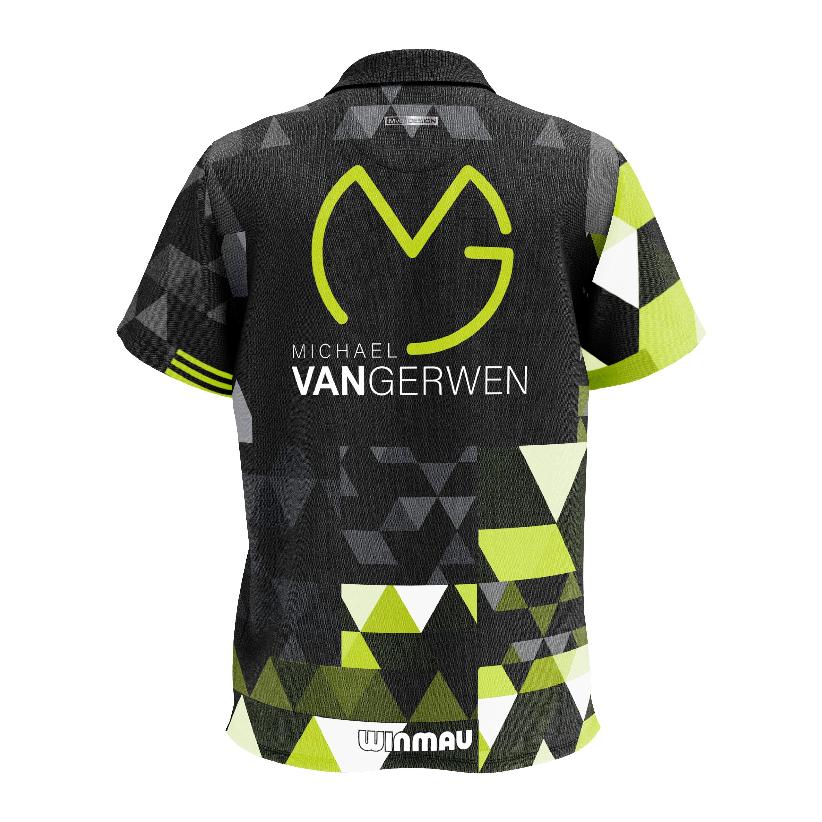 Polo Winmau Michael Van Gerwen edizione fan Hier ist das Winmau Michael Van Gerwen Fan-Edition Poloshirt abgebildet. Das Poloshirt richtet sich an alle Fans von Michael Van Gerwen.
