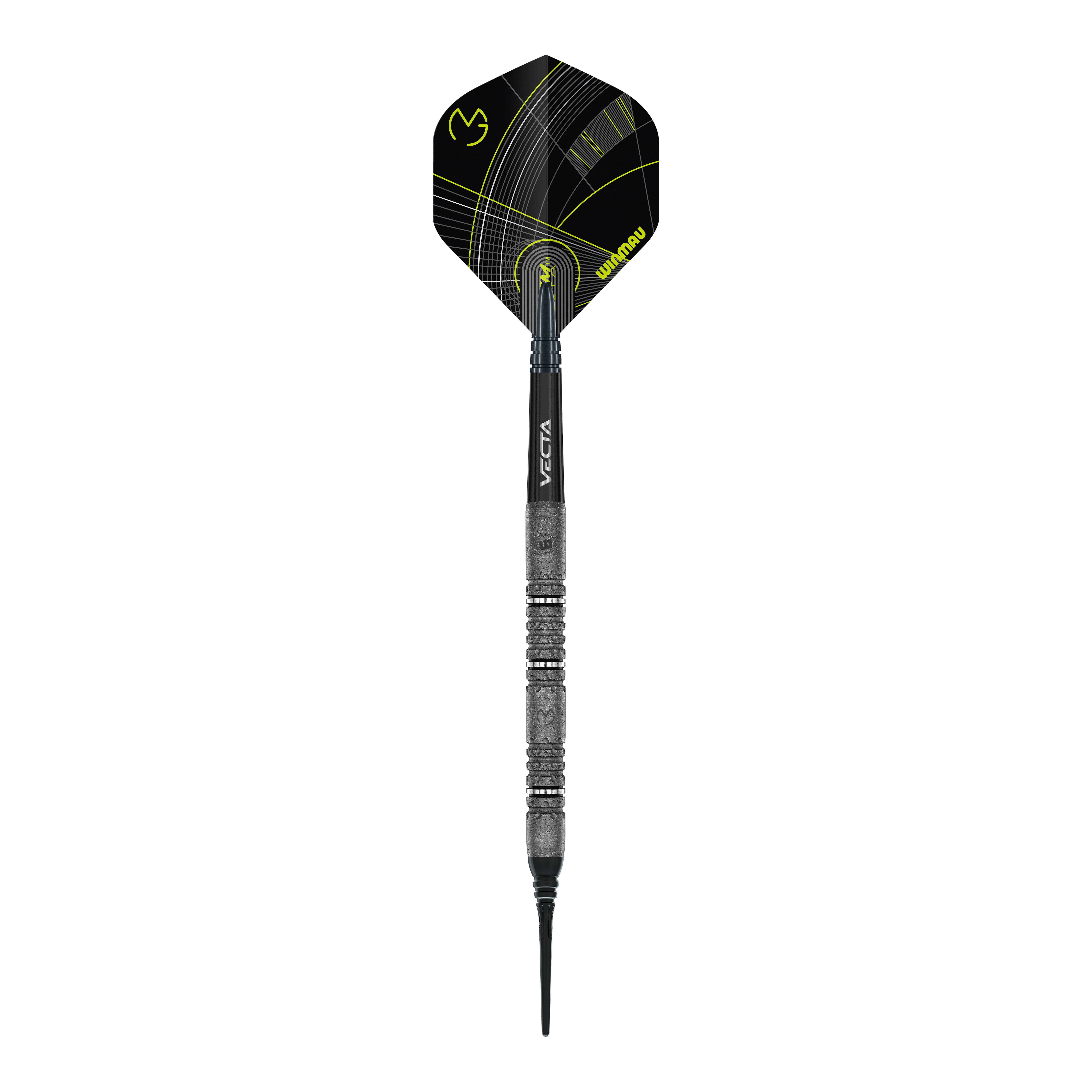 Winmau Michael Van Gerwen Signature Edition Softdarts - 20g Dargestellt werden die Winmau Michael Van Gerwen Signature Edition Softdarts - 20g. Die Darts sind in Kooperation mit dem Profi Michael Van Gerwen entstanden.