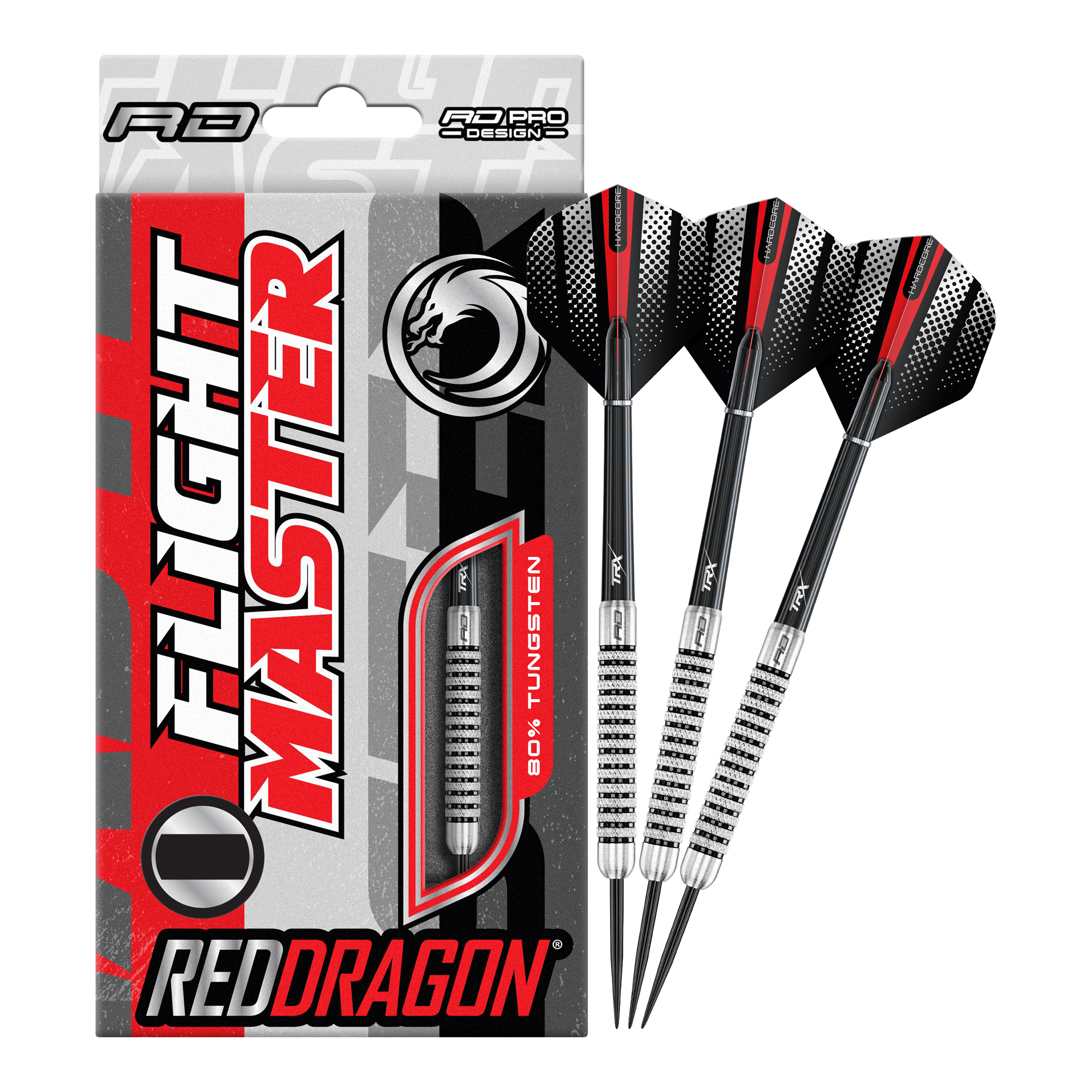 Red Dragon Flightmaster Fury 2 freccette in acciaio - 25 g Zu sehen ist das Produkt Red Dragon Flightmaster Fury 2 Steeldarts mit einem Gewicht von 25g. Die Steeldarts sind optimal für ambitionierte Spieler geeignet.