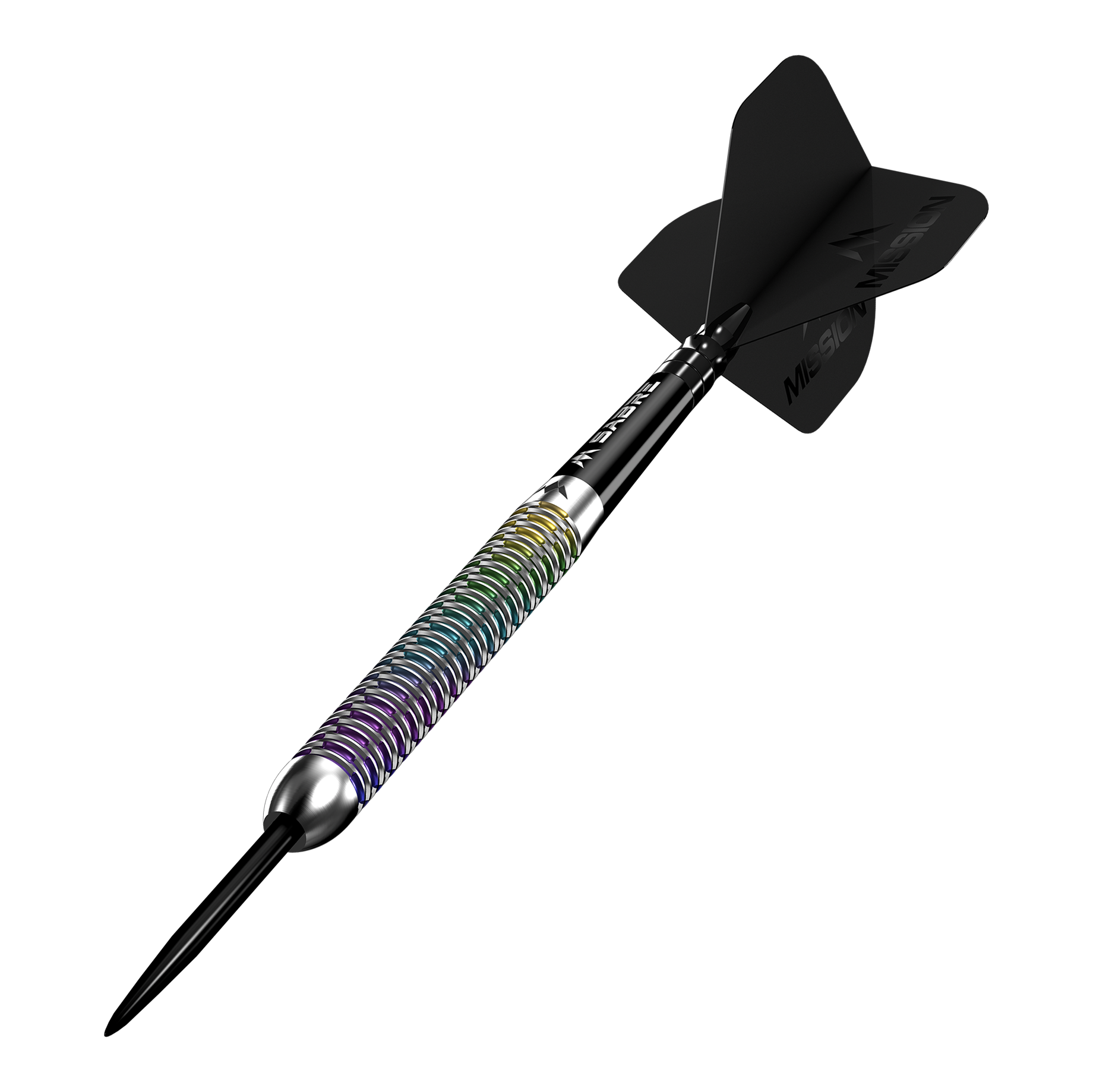 Missione Kaleidos Steeldarts Abgebildet sind die Mission Kaleidos Steeldarts. Diese farbenfrohen Dartpfeile sind für den professionellen Einsatz geeignet.