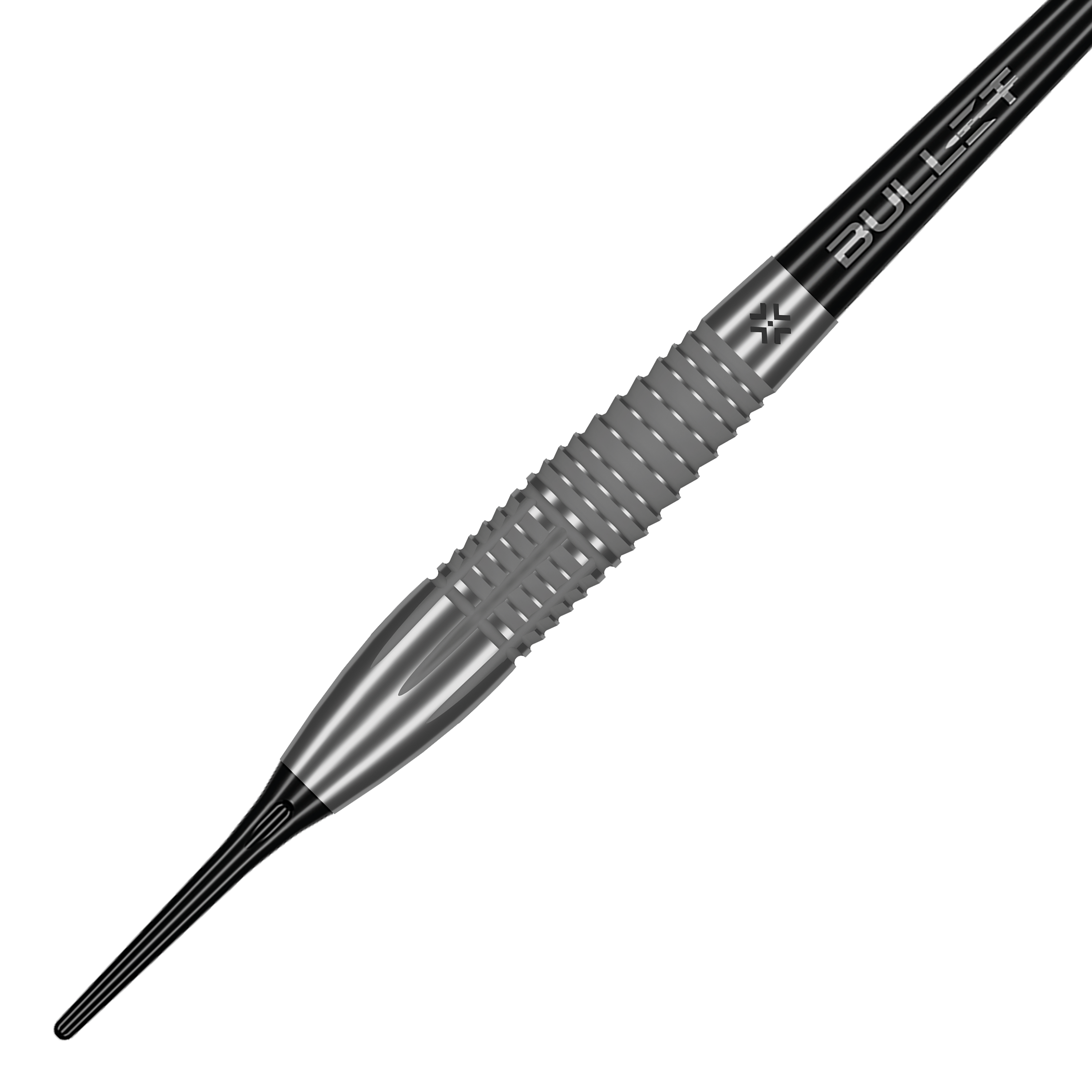 Das Foto zeigt die Bullet Monolith 20g Soft Darts aus einer anderen Perspektive. Sie sind perfekt für Softdart-Anwendungen geeignet.