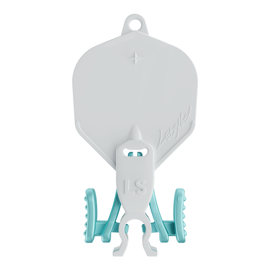 Strumento per la rimozione dell'albero di trasmissione Key-2 del sistema L-Style L-System Dieses Bild zeigt das L-Style L-System Key-2 Flight Shaft Remover Tool. Das Produkt dient zum Entfernen von Dart Flights und Shafts.