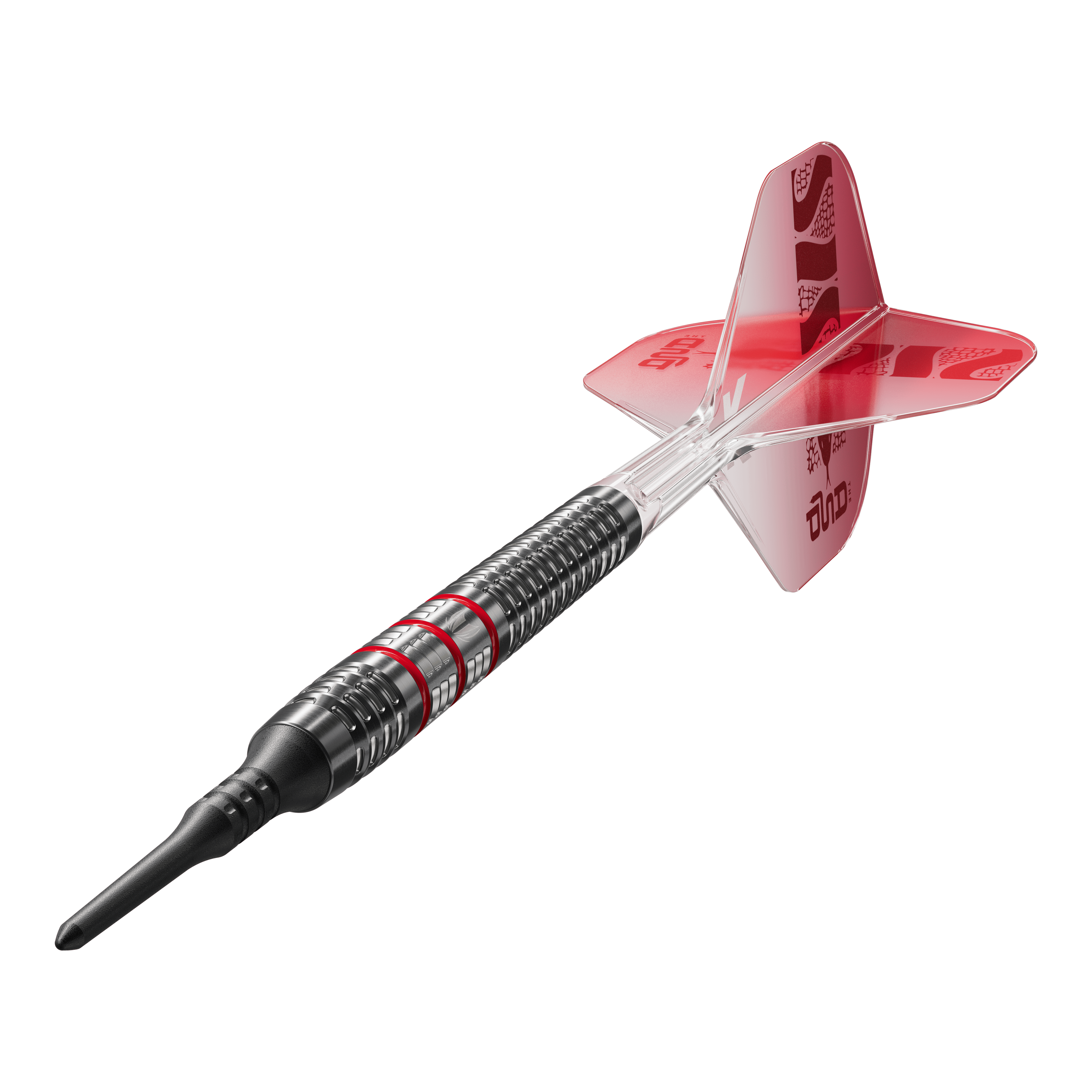 Freccette morbide Target Nathan Aspinall 95K - 18 g Das Bild zeigt die Target Nathan Aspinall 95K Softdarts mit einem Gewicht von 18g. Die Darts sind besonders für Fans und Spieler des bekannten Dartprofis Nathan Aspinall interessant.