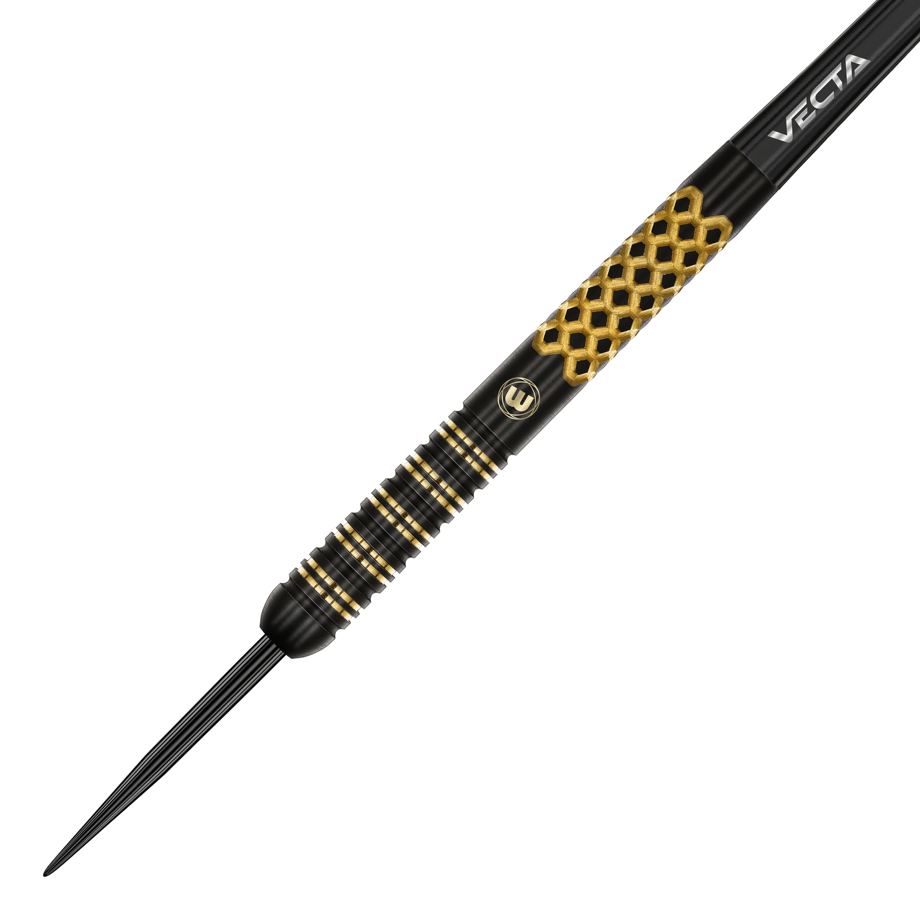 Freccette in acciaio Winmau Brendan Dolan Signature Series Winmau Brendan Dolan Signature Series Steeldarts sind auf dem Bild zu sehen. Die Darts heben sich durch ihr charakteristisches Design hervor.