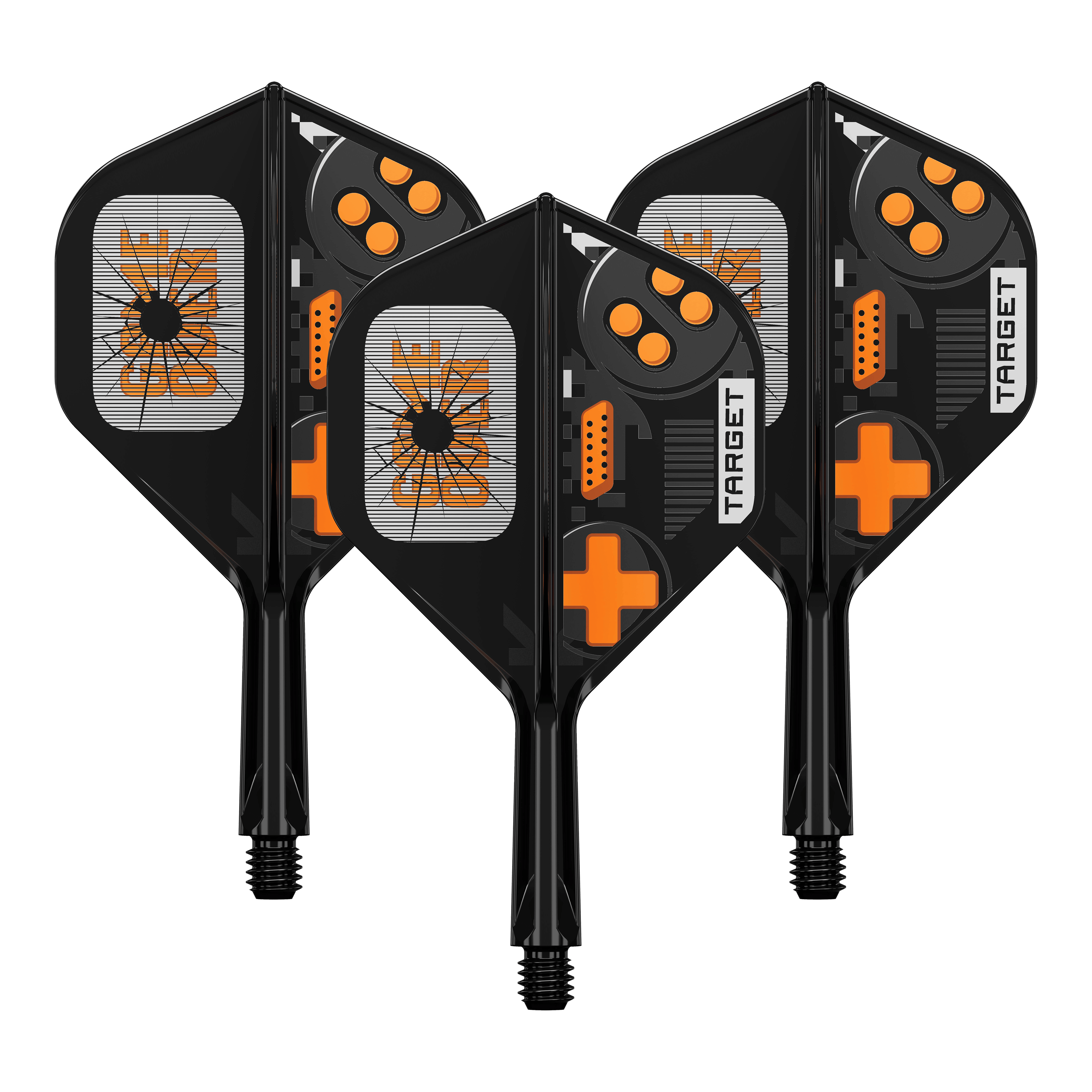 Voli standard Target K-Flex Game Over No2 Target K-Flex GameOver No2 Standard Flights, 19 mm im Set. Die Abbildung zeigt die Flights in einer Verpackungseinheit.
