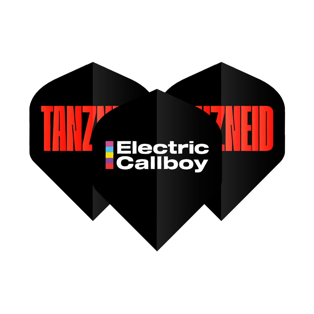 Electric Callboy Tanzneid Flight Pack - 10 set Das Bild zeigt das Produkt Electric Callboy Tanzneid Flight Pack - 10 Sets. Es handelt sich um ein Set Flight Packs, vermutlich in der Farbe Schwarz.