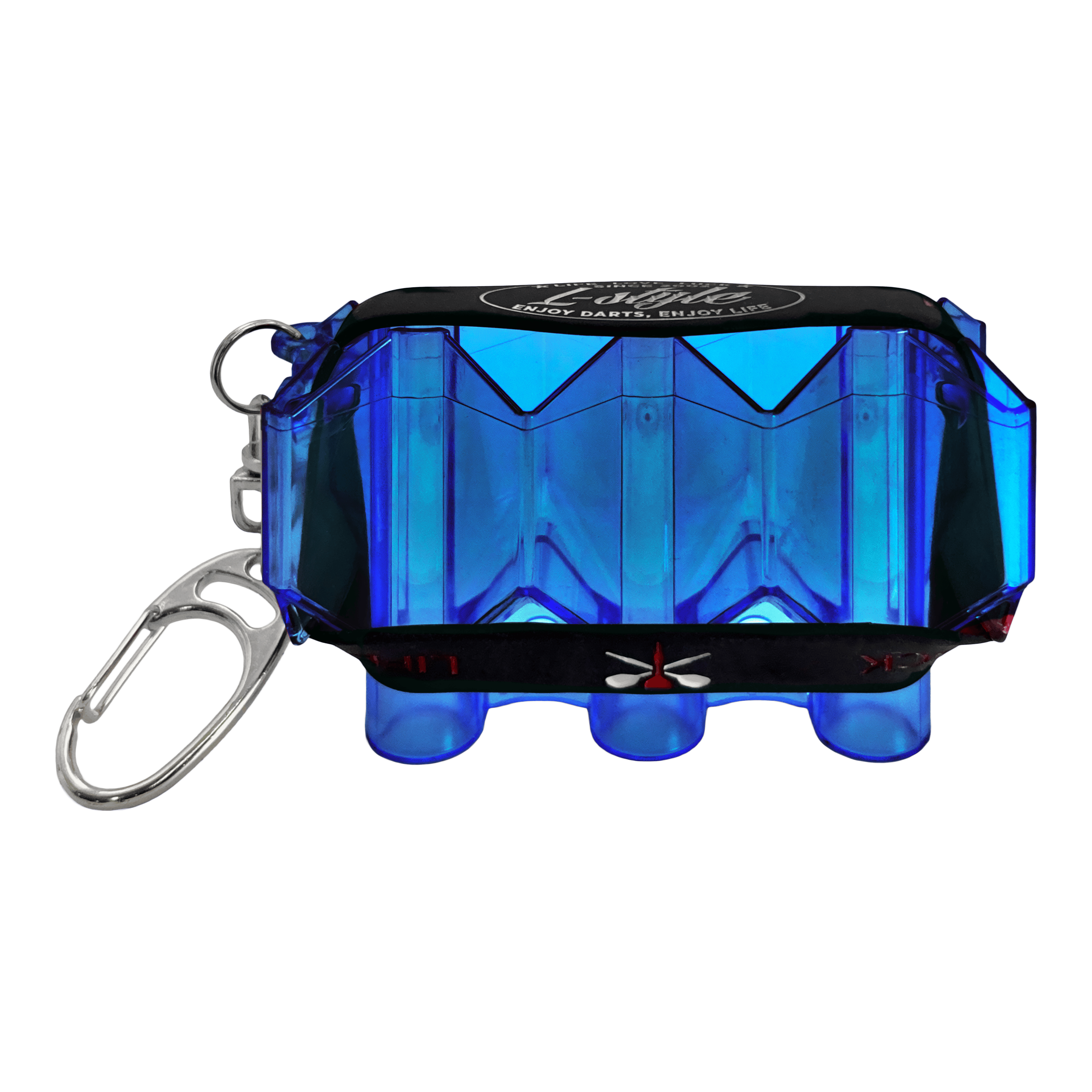 Valigia da volo Krystal stile L SP Auf dem Bild ist ein Produkt mit dem Dateinamen LSF3106_LStyle_Krystal_Flight-Case_SP_Blau_1 abgebildet. Wahrscheinlich handelt es sich um ein blaues Flight-Case für Dartflights.