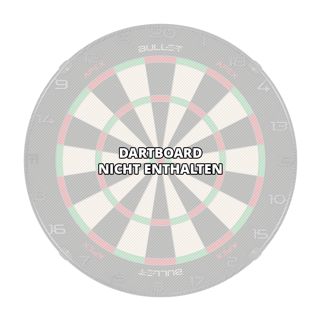 Das Bild zeigt einen Dartboard Zahlenring in Silber. Es handelt sich um das Produkt 'BT1000150 Bullet Dartboard Zahlenring Silber 3'.