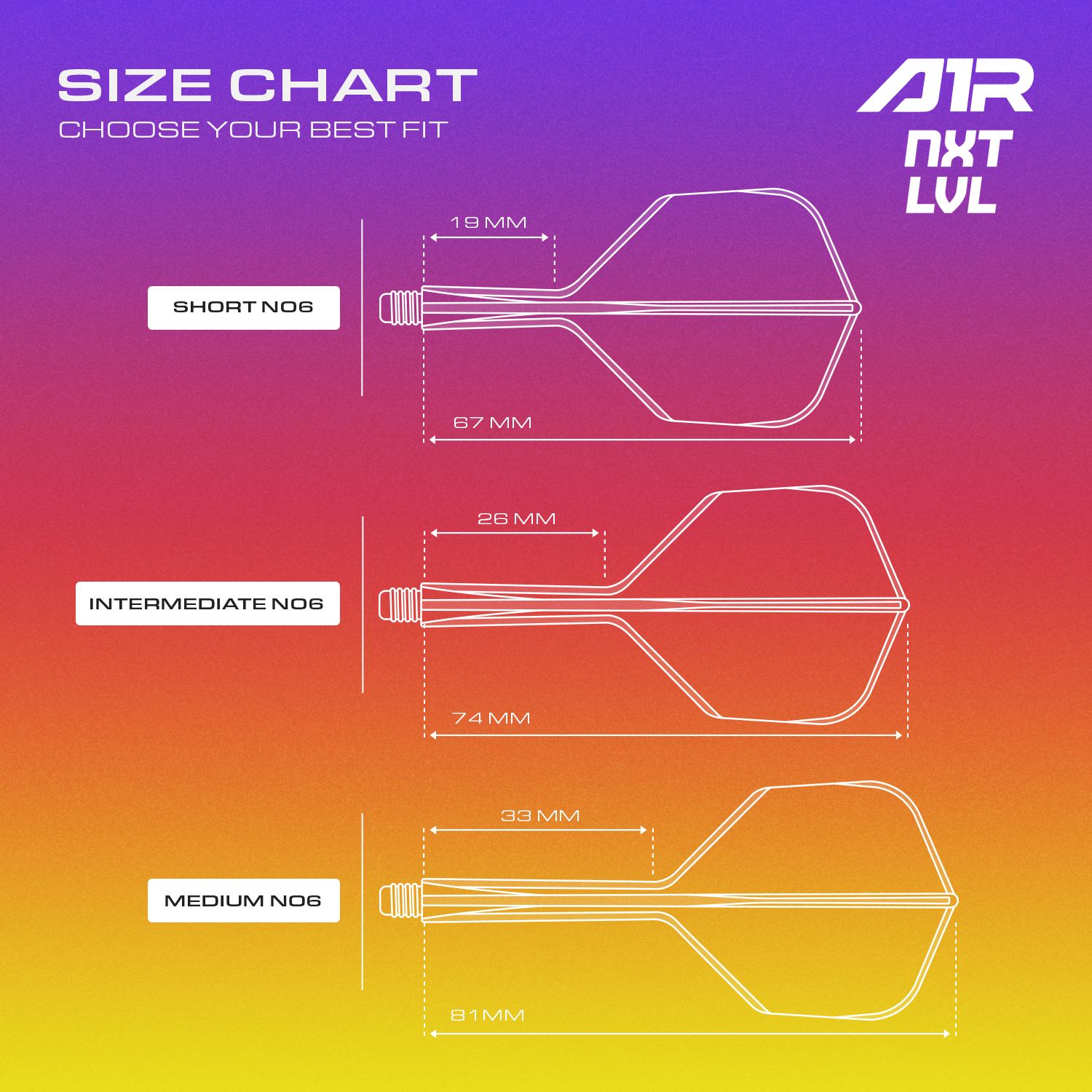 Sistema di alberi di volo GOAT A1R No6 - Giallo neon Auf dem Bild befindet sich das GOAT A1R No6 Flight-Shaft-System in Neon Gelb. Es ist ein Bestandteil für Dartpfeile.