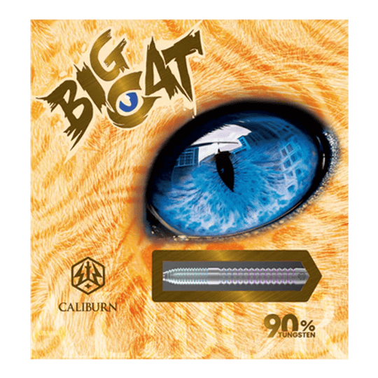 Frecce in acciaio Caliburn Big Cats Ocelot Caliburn Big Cats Ozelot Steeldarts mit einem Gewicht von 23g. Das Bild zeigt die Steeldarts aus einer anderen Perspektive.