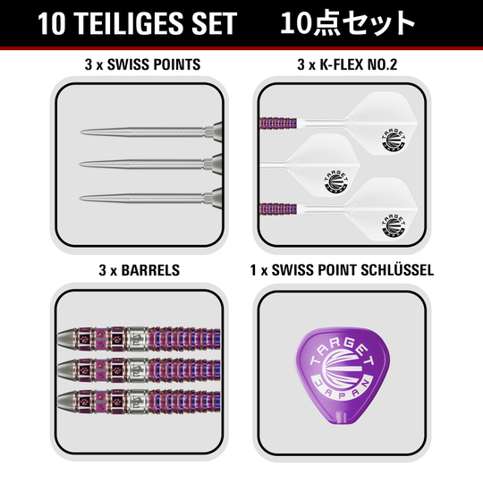 Freccette in acciaio Target Japan Prime Series Mayo GEN8 Swiss Point