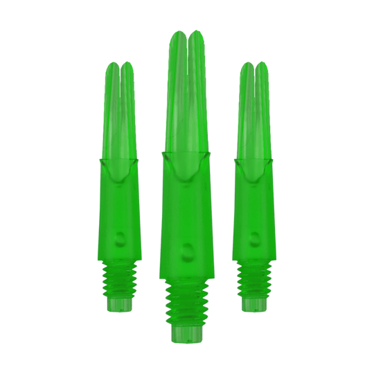 L-Style L-Shafts Locked Straight in einzigartiger Farbe als Set. Das Bild zeigt mehrere Schäfte nebeneinander.