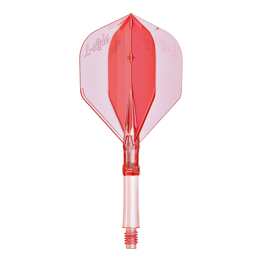 Alette L-Style L-System - Rosso trasparente Ein Flight-Zubehör für Darts in klarer roter Farbe. Geeignet für Dartspieler zur Individualisierung ihrer Darts.