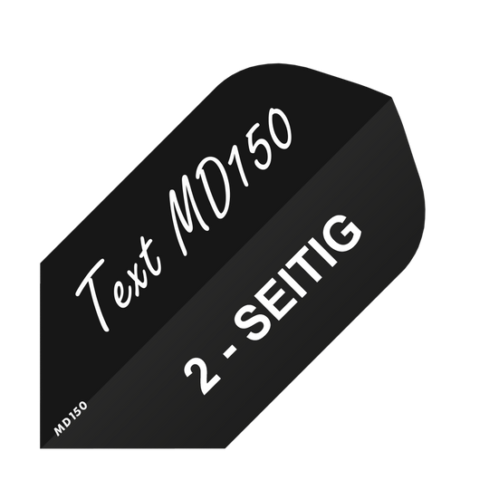 Set 10 alette stampate su 2 lati - testo desiderato - MD150 Slim