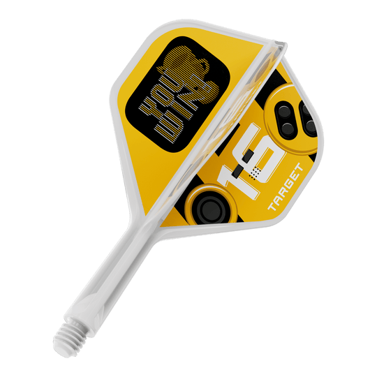 Target K-Flex Vinci il secondo volo standard Abgebildet ist ein Produkt mit dem Dateinamen 410591_Target_K-Flex_YouWin_No2_Standard_Flights_19mm_1. Es handelt sich um ein Dartzubehör-Teil, vermutlich ein Dart-Flight.