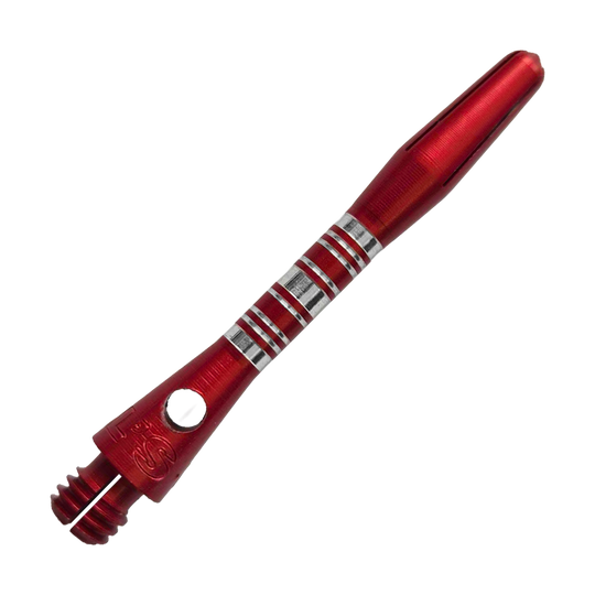 Aste in alluminio Bulls NL Supra - Rosse - 34 mm Abgebildet sind die Bulls NL Supra Aluminium Shafts in Rot, 34 mm. Sie eignen sich hervorragend als Ersatzteile für Dartpfeile.