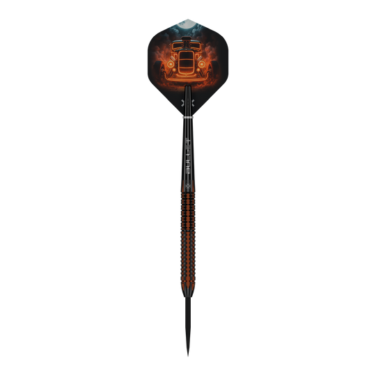 Freccette in acciaio Hotrod Bullet Dies ist ein Bild der Bullet Hotrod Steeldarts. Die Steeldarts zeichnen sich durch ein robustes Design aus.