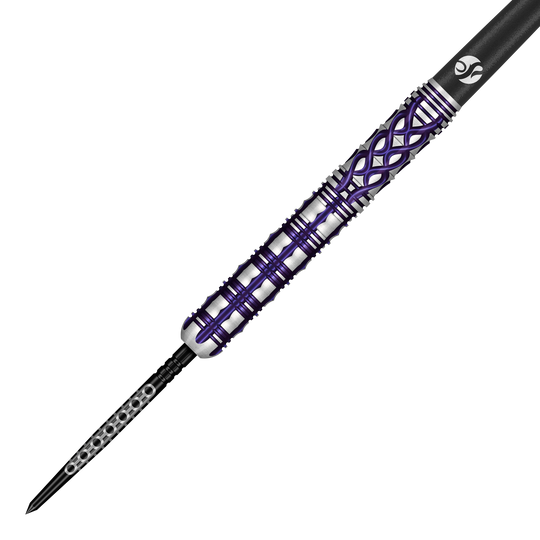 Freccette in acciaio Shot Goths Visara Turbo Point - 23 g Das Bild zeigt die Shot Goths Visara Turbo Point Steeldarts mit 23 Gramm Gewicht. Die Steeldarts sind speziell für Präzision und Kontrolle beim Dartspiel entwickelt.