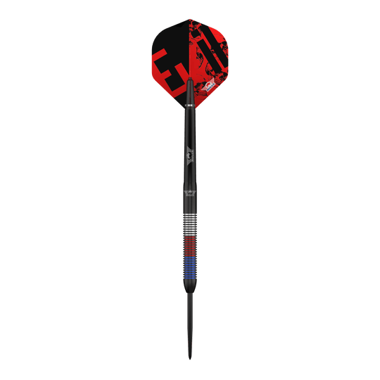 Bulls NL Karel Sedlacek E2 freccette in acciaio - 24 g Abgebildet sind die Bulls NL Karel Sedlacek E2 Steeldarts - 24g. Diese Darts überzeugen durch ihre hochwertige Verarbeitung.