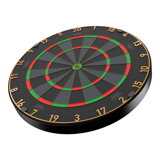 Bersaglio per freccette in acciaio Bulls NL Advantage Black Edition Dieses Bild zeigt das BullsNL Advantage Black Edition Steeldartboard. Es handelt sich um eine zusätzliche Produktdarstellung.