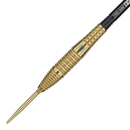 Freccette in acciaio Target Bolide Envy 05 Swiss Point Hier sieht man die Target Bolide Envy 05 Swiss Point Steeldarts. Die Darts werden aus einer anderen Perspektive gezeigt, sodass das Design gut erkennbar ist.