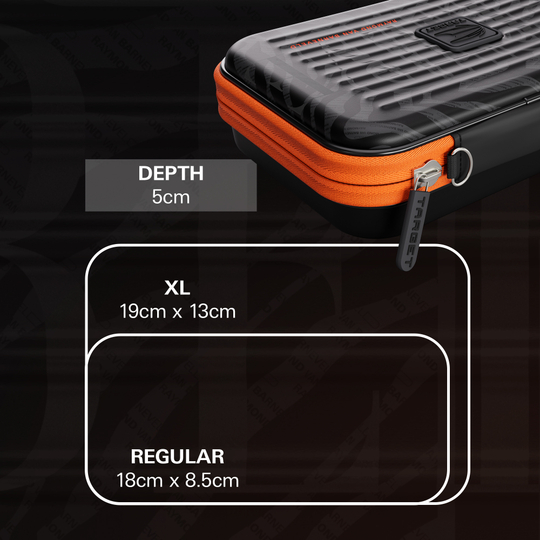 Custodia per freccette Takoma XL Ghost Series Raymond Van Barneveld Hier ist das Takoma XL Ghost Series Raymond Van Barneveld Dartcase abgebildet. Diese Darttasche trägt das Design des bekannten Dartspielers Raymond Van Barneveld.