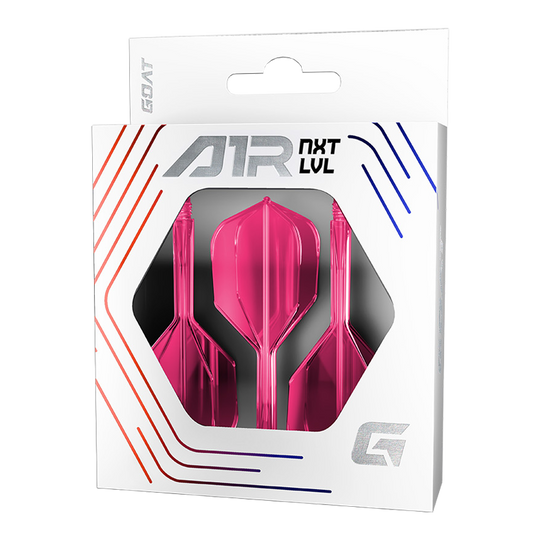 Sistema di alberi di volo GOAT A1R No6 - Rosa neon Das Bild zeigt das GOAT A1R No6 Flight-Shaft-System in Neon Pink. Es ist ein moderner Flight-Shaft für Darts.