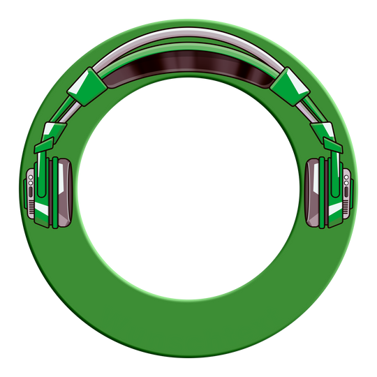 Surround per freccette stereo McDart Ein Dartboard-Surround mit kreisförmiger Umrandung ist abgebildet. Die Oberfläche ist glatt und gleichmäßig.