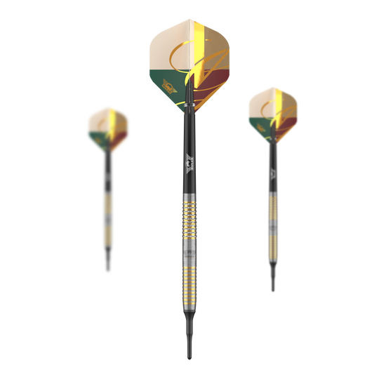 Freccette morbide Bulls NL Vintage Ghost - 20 g Abgebildet ist das Produkt Bulls NL Vintago Ghost Softdarts - 20g. Die Darts sind für das Softdartspiel konzipiert.