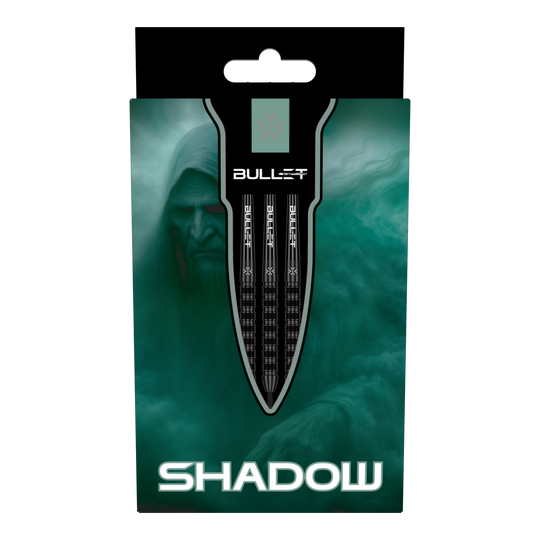 Freccette in acciaio Bullet Shadow Auf dem Bild sieht man Bullet Shadow Steeldarts. Diese Steeldarts sind professionell gestaltet und eignen sich für das Steeldartspiel.