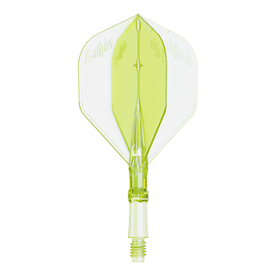 Voli L-Style L-Sytem - Giallo neon Kleine Dart-Flights in auffälligem Neongelb, vermutlich für das L-System. Diese Flights bieten eine auffällige Farbalternative für Darts.