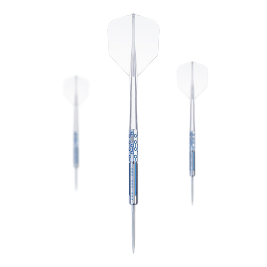 Dieses Bild präsentiert das Set Caliburn Starships Series Demeter Steeldarts mit einem Gewicht von 23g. Perfekt für Dartfans und Sammler.