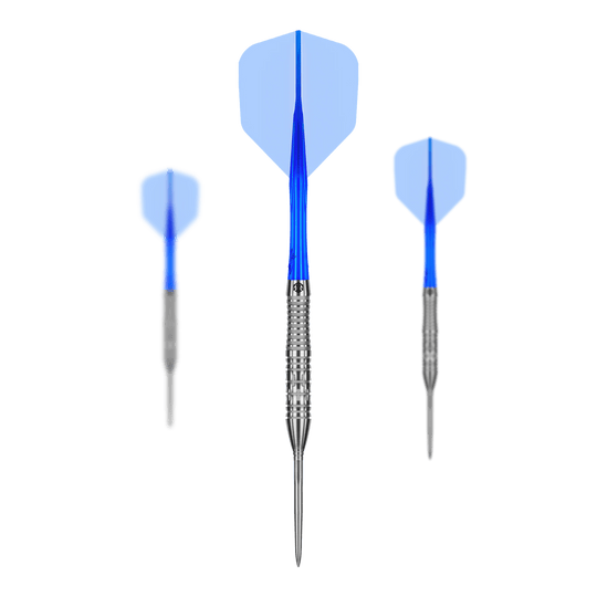Freccette in acciaio Caliburn Rix EZ-EVO R2 Abgebildet sind die Caliburn Rix EZ-EVO R2 Steeldarts als Set. Das Produkt ist für Dartspieler und Sammler interessant.