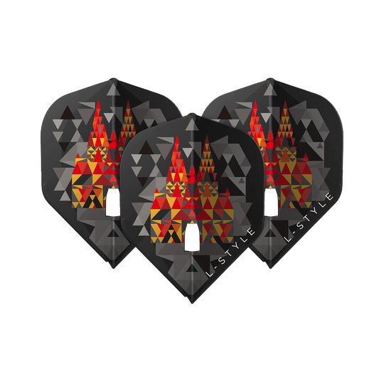 Voli L-Style Florian Hempel Signature V2 L1PRO neri Die L-Style Florian Hempel Signature V2 L1PRO Black Flights sind Dartflights in schwarzem Design. Diese Flights sind ideal für ambitionierte Dartspieler.