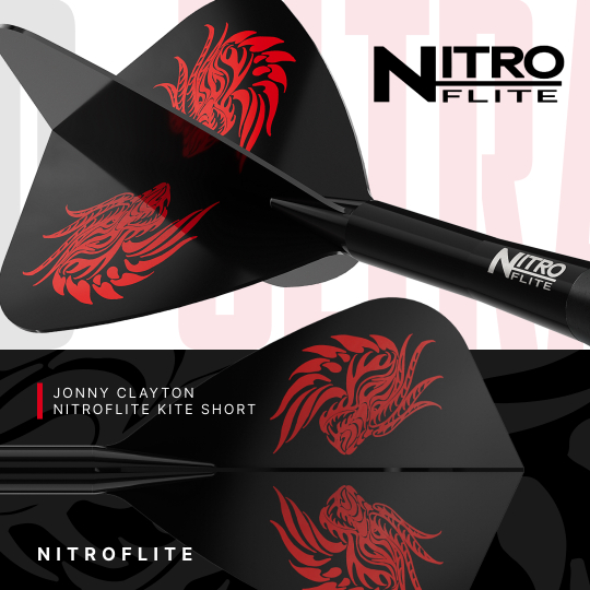 Freccette in acciaio Red Dragon Jonny Clayton RD-ULTRA Switch Point - 22 g Auf dem Bild sind die Red Dragon Jonny Clayton RD-ULTRA Switch Point Steeldarts mit 22 Gramm zu sehen. Die Darts werden aus einer anderen Perspektive dargestellt.