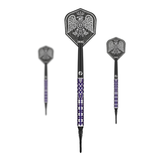 Freccette morbide Shot Goths Visara - 20 g Auf dem Bild ist ein Set der Shot Goths Visara Softdarts - 20g zu sehen. Das Set eignet sich ideal für passionierte Dartspieler.