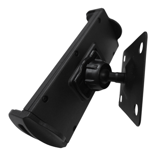 Supporto da parete per tablet McDart TABSteady Die Abbildung zeigt die McDart TABSteady Tablet Wandhalterung. Sie besteht aus robustem Material und ermöglicht die sichere Befestigung eines Tablets an der Wand.