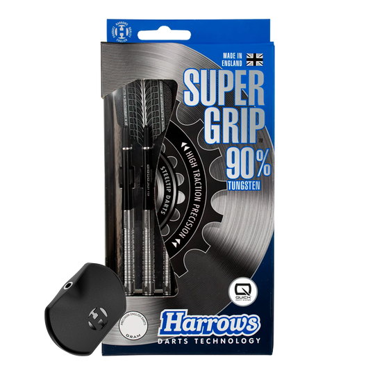 Freccette in acciaio Harrows Supergrip 90 Quick Point